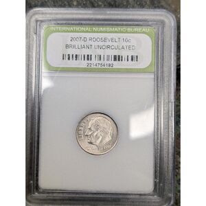 2007-D Roosevelt Dime • Brilliant Uncirculated • Denver Mint